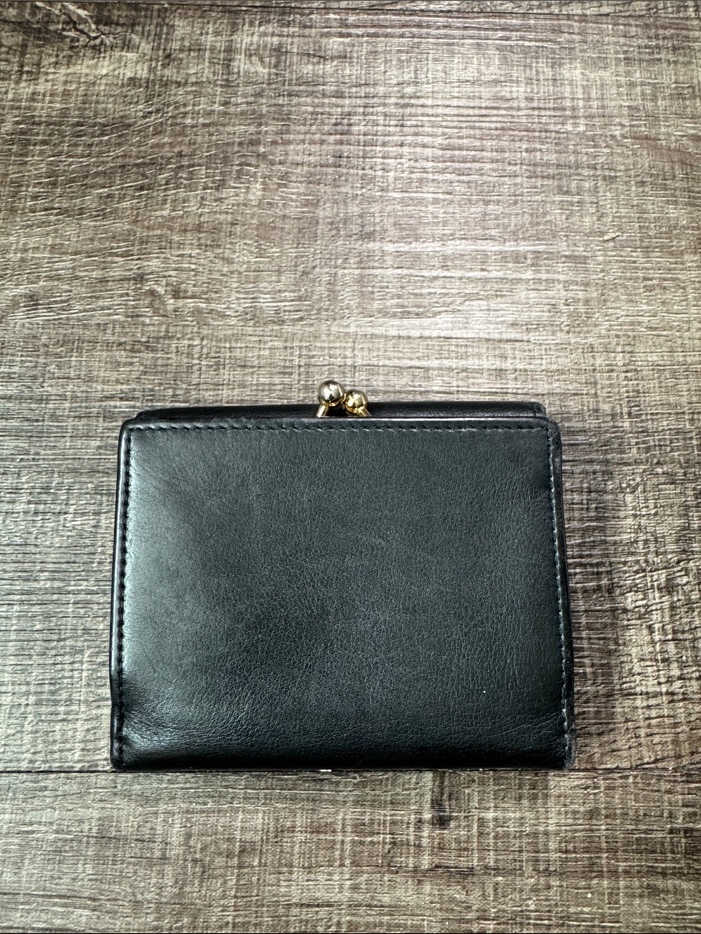 vintage Paloma Picasso black leather wallet - Picture 2 of 7